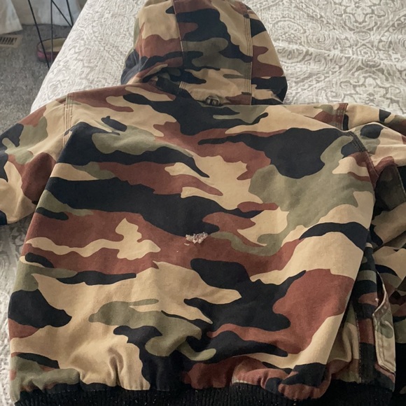 YOUTH BOYS "Walls Blizzard Proof Camo Coveralls & Dickies Coat XL 14/16 EUC - Picture 5 of 8